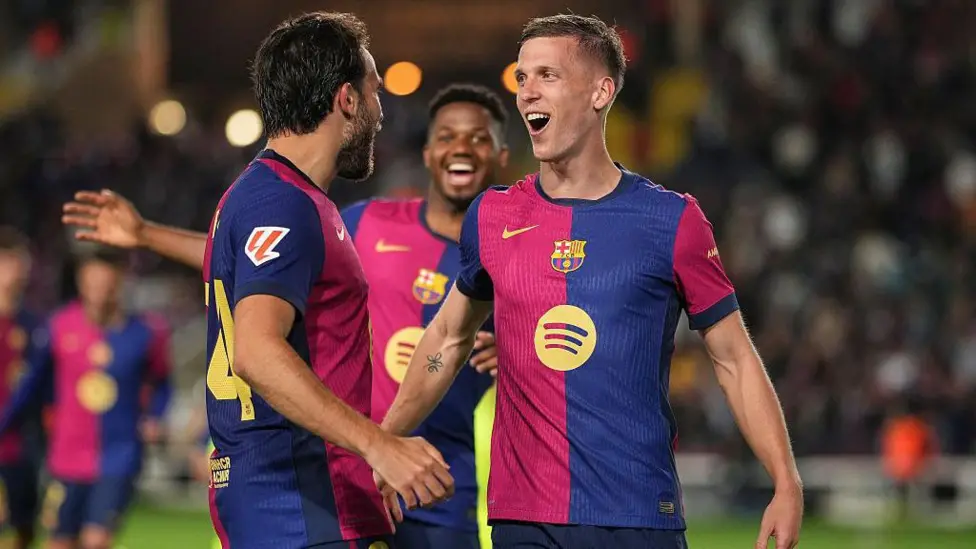 Barcelona derrota Mallorca por 1 a 0 com gol de Dani Olmo e amplia liderança na La Liga 2024/25. Veja o resumo do jogo